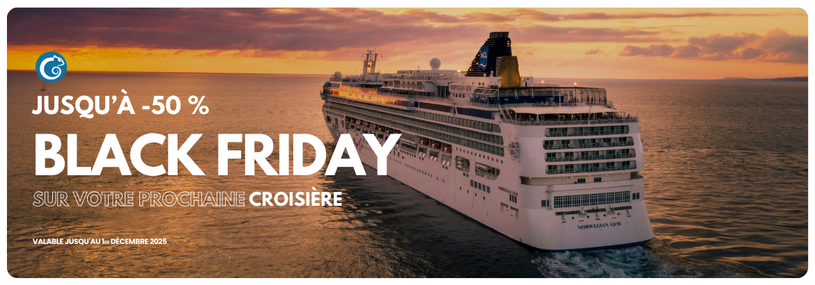 Black Friday DestinoMundo : jusqu’à -50 % sur vos croisières MSC